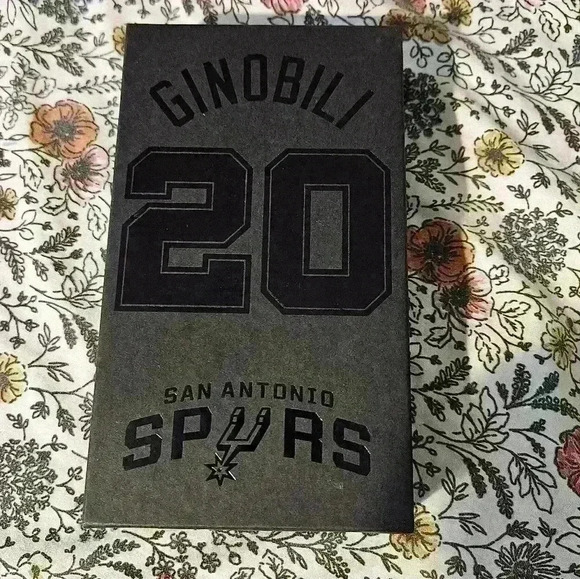NEW RARE Manu Ginobili Jersey Retirement Metal Plaque - Picture 3 of 5